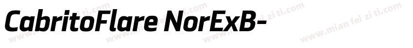 CabritoFlare NorExB字体转换